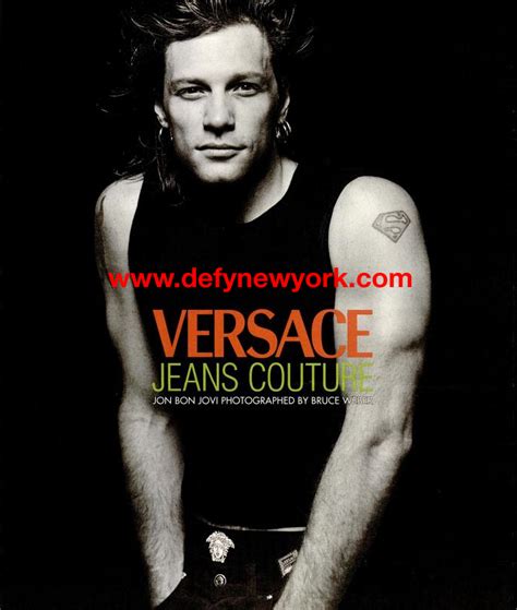 bon jovi versace ad date|Versace Jeans Couture x Jon Bon Jovi 1996 .